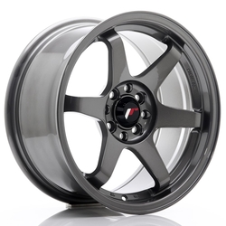 JR Wheels JR3 16x8 ET25 4x100/108 Gun Metal