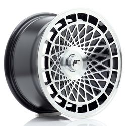 JR Wheels JR14 15x8 ET25 4x108 Gloss Black Machined Face