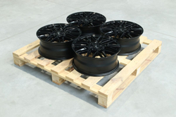 Set of JR28 17x7 ET20 4x108 Gloss Black