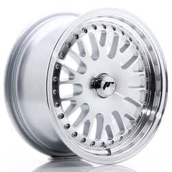 JR Wheels JR10 15x7 ET30 Blank Mach Silver