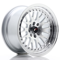 JR Wheels JR10 15x8 ET20 4x100/108 Machined Sil