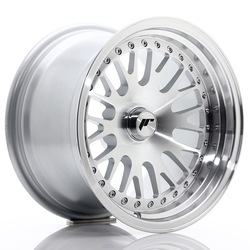 JR Wheels JR10 15x9 ET0-20 Blank Machined Sil