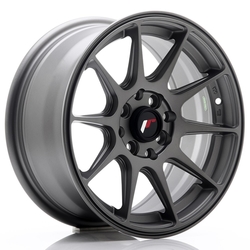 JR Wheels JR11 15x7 ET30 4x100/114 Matt Gun Met