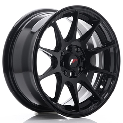 JR Wheels JR11 15x7 ET30 4x100/108 Glossy Black