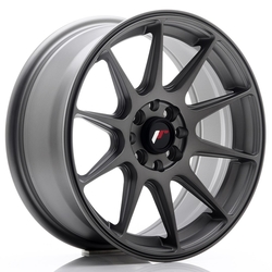 JR Wheels JR11 16x7 ET30 4x100/114 Matt Gun Met