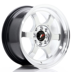JR Wheels JR12 15x7,5 ET26 4x100/108 Hyper Silver w/Machined Lip