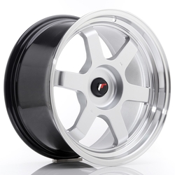 JR Wheels JR12 18x9 ET25-27 BLANK Hyper Silver w/Machined Lip