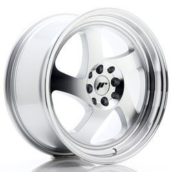 JR Wheels JR15 17x8 ET25 4x100/108 Silver Machined Face