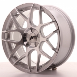 Japan Racing JR18 17x8 ET35 5H Blank Silver Machin