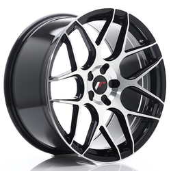 JR Wheels JR18 20x10 ET20-45 5H BLANK Gloss Black Machined Face