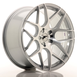 JR Wheels JR18 20x10 ET20-45 5H BLANK Silver Machined Face