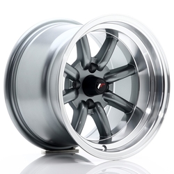 JR Wheels JR19 14x9 ET-25 4x100 Gun Metal w/Machined Lip