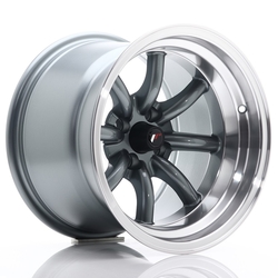 JR Wheels JR19 15x10,5 ET-32 4x100 Gun Metal w/Machined Lip