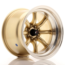 JR Wheels JR19 15x10,5 ET-32 4x100/114 Gold w/Machined Lip