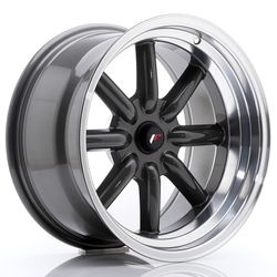 JR Wheels JR19 17x9 ET-25-(-10) BLANK Gun Metal w/Machined Lip