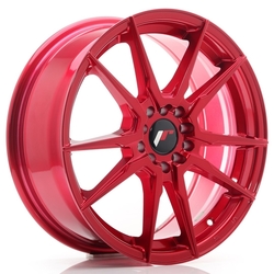 JR Wheels JR21 17x7 ET40 5x100/114 Platinum Red