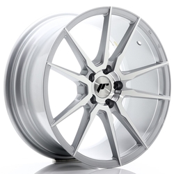 JR Wheels JR21 18x8,5 ET40 5x112 Silver Machined Face