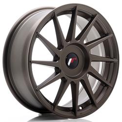 JR Wheels JR22 17x7 ET35-40 BLANK Matt Bronze