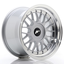 JR Wheels JR23 16x9 ET20-35 BLANK Hyper Silver w/Machined Lip