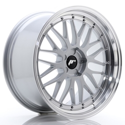 JR Wheels JR23 20x10 ET20-38 5H BLANK Hyper Silver w/Machined Lip