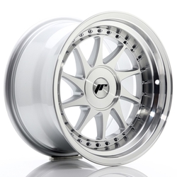 JR Wheels JR26 16x9 ET0-25 BLANK Silver Machined Face