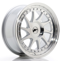 JR Wheels JR26 17x8 ET35 BLANK Silver Machined Face