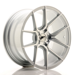 JR Wheels JR30 18x9,5 ET20-40 5H BLANK Silver Machined Face