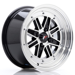 JR Wheels JR31 15x7.5 ET20 4x100 Gloss Black Machined Face