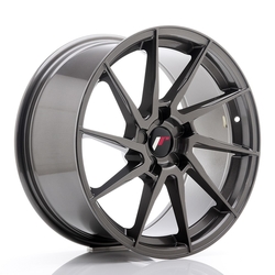 JR Wheels JR36 18x9 ET20-48 5H BLANK Hyper Gray