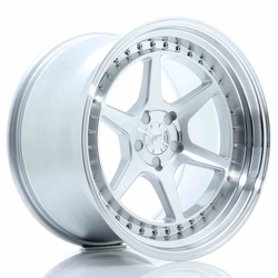 JR Wheels JR43 18x10,5 ET15-22 5H BLANK Silver w/Machined Face
