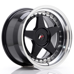 JR Wheels JR6 17x10 ET20 BLANK Gloss Black w/Machined