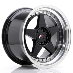 JR Wheels JR6 18x10,5 ET25 5x114,3/120 Gloss Black w/Machined