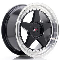 JR Wheels JR6 18x8,5 ET20-40 BLANK Gloss Black w/Machined