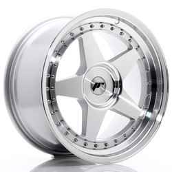 JR Wheels JR6 18x9,5 ET20-40 BLANK Silver Machined Face