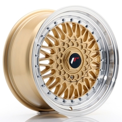 JR Wheels JR9 16x7,5 ET25 BLANK Gold w/Machined Lip