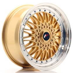 JR Wheels JR9 17x7,5 ET35 4x100/108 Gold w/Machined Lip